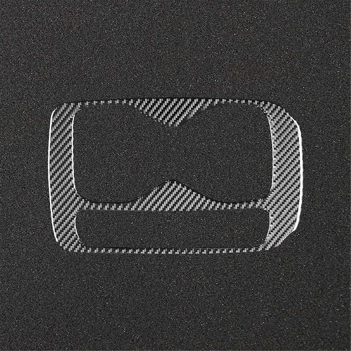 Central Console Water Cup Holder Frame Panel Cover Trim Carbon Fiber for ID.4 ID4 2021 2022 2023 Int