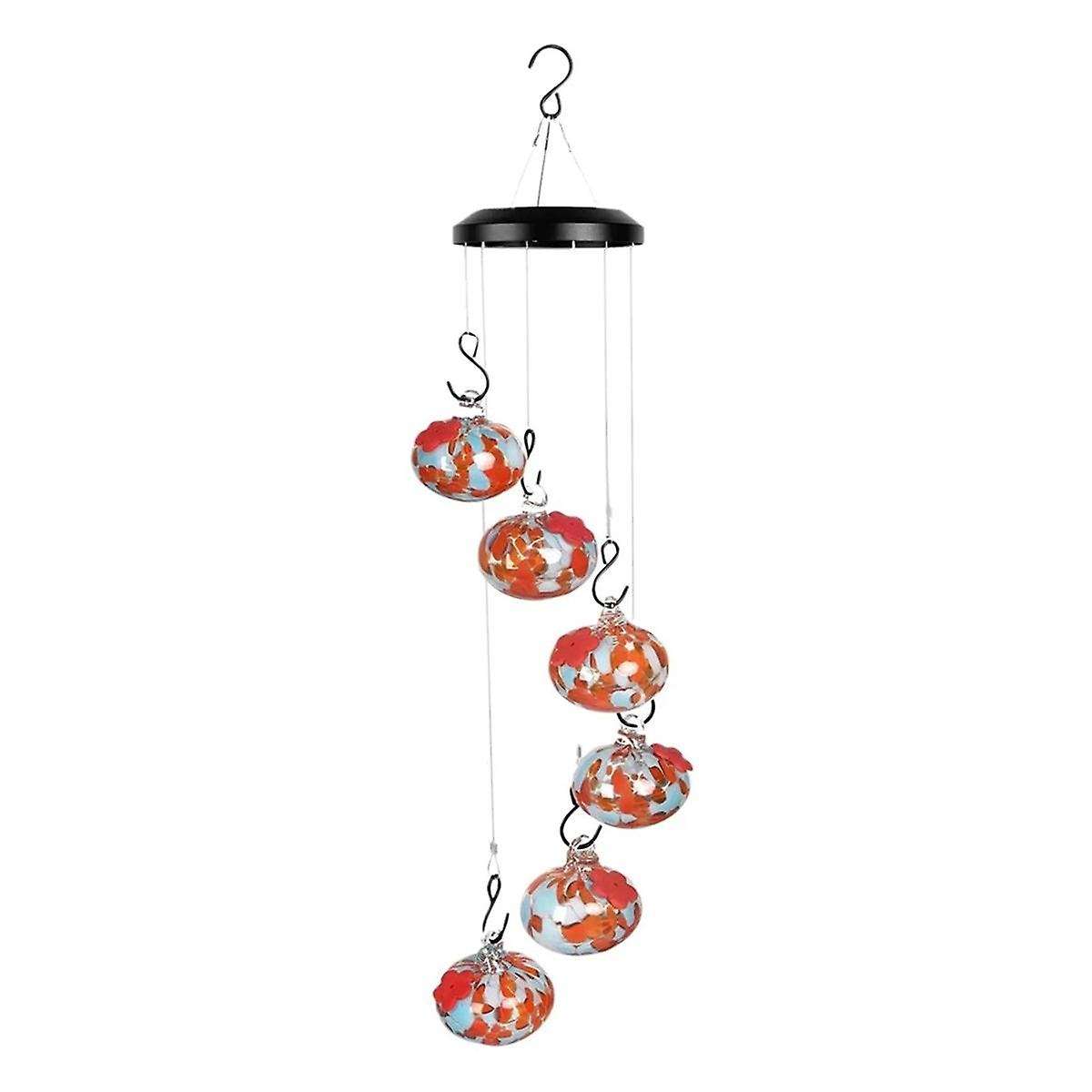 Charming Wind Chimes Bird Feeders for Outdoors Hanging Ant and Bee Proof,never Leak