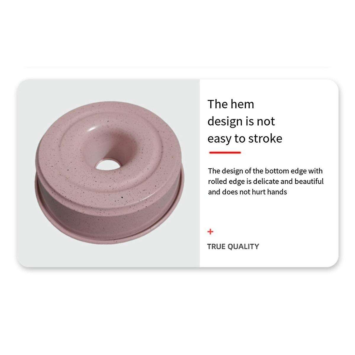 Chiffon Angel Food Cake Mold 9 Inch Pink Sprinkle Round Donut Chimney Mold