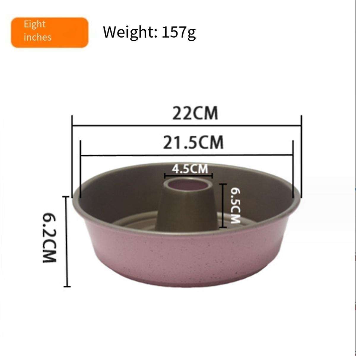 Chiffon Angel Food Cake Mold 9 Inch Pink Sprinkle Round Donut Chimney Mold