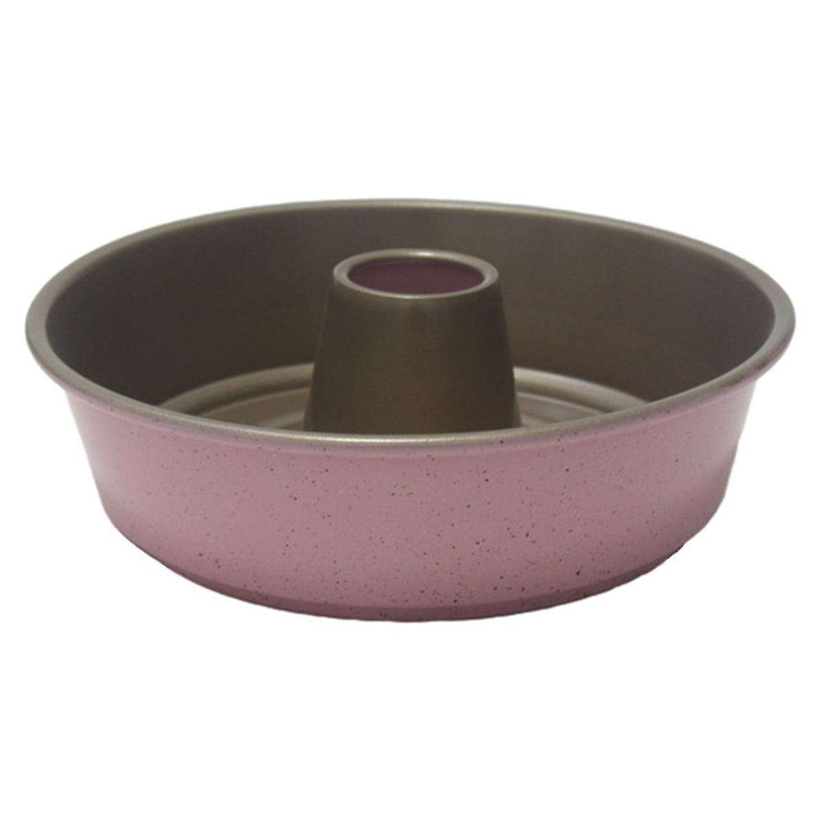 Chiffon Angel Food Cake Mold 9 Inch Pink Sprinkle Round Donut Chimney Mold
