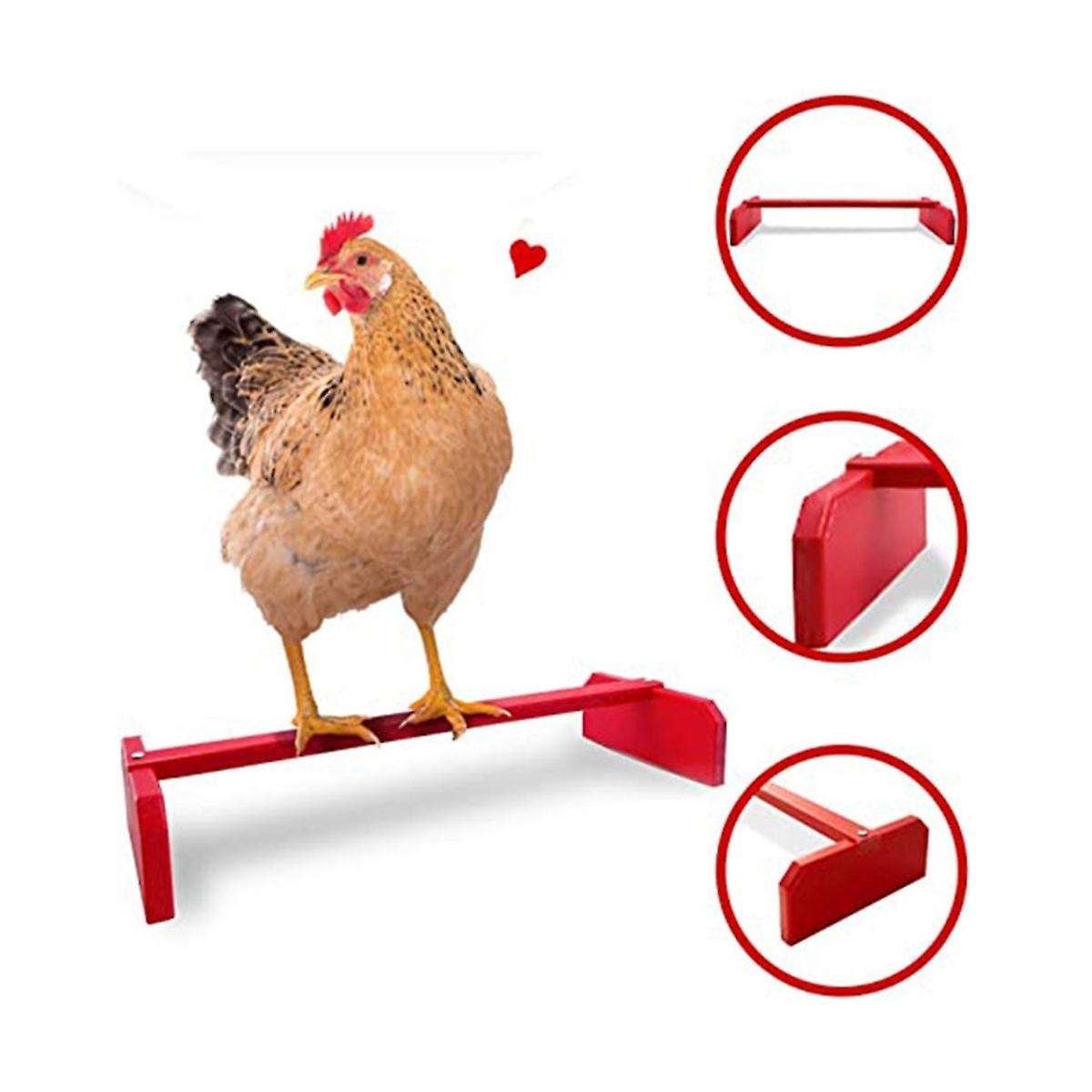 Chicken Roosting Bar Perch for Baby Chicken to Adult . Poultry Coops Or Run. Easy-clean Bird Stand