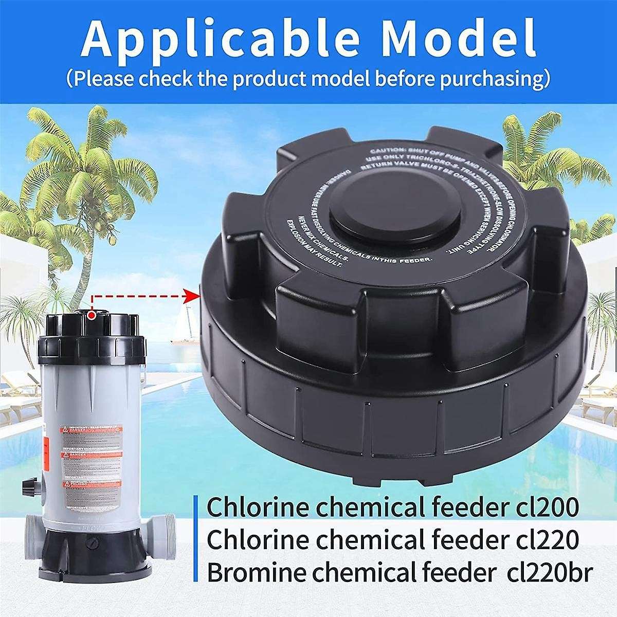 Chlorinator Cover for Cl200 Automatic Chlorinator Feeder Chlorinator Cover