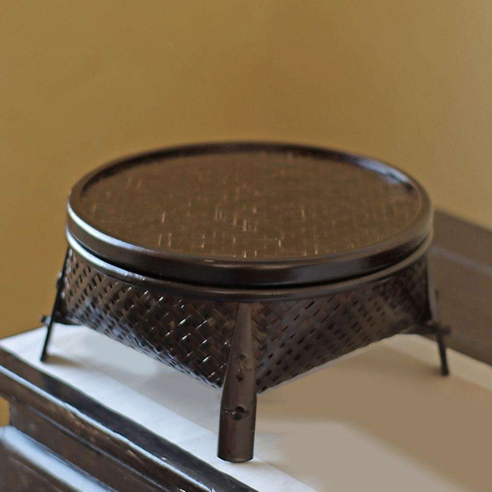 Chinese Style Handmade Bamboo Woven Tea Tray Tea Table Tea Set Box