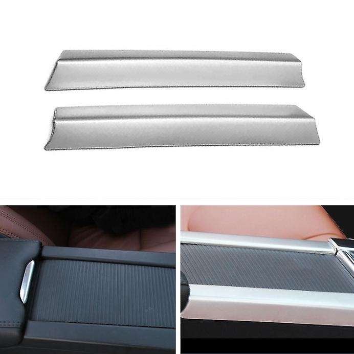 Chrome Cup Holder Armrest Box Center Console Cover Trim Frame Panel for XC60 S60 2010 2011 2012 2013