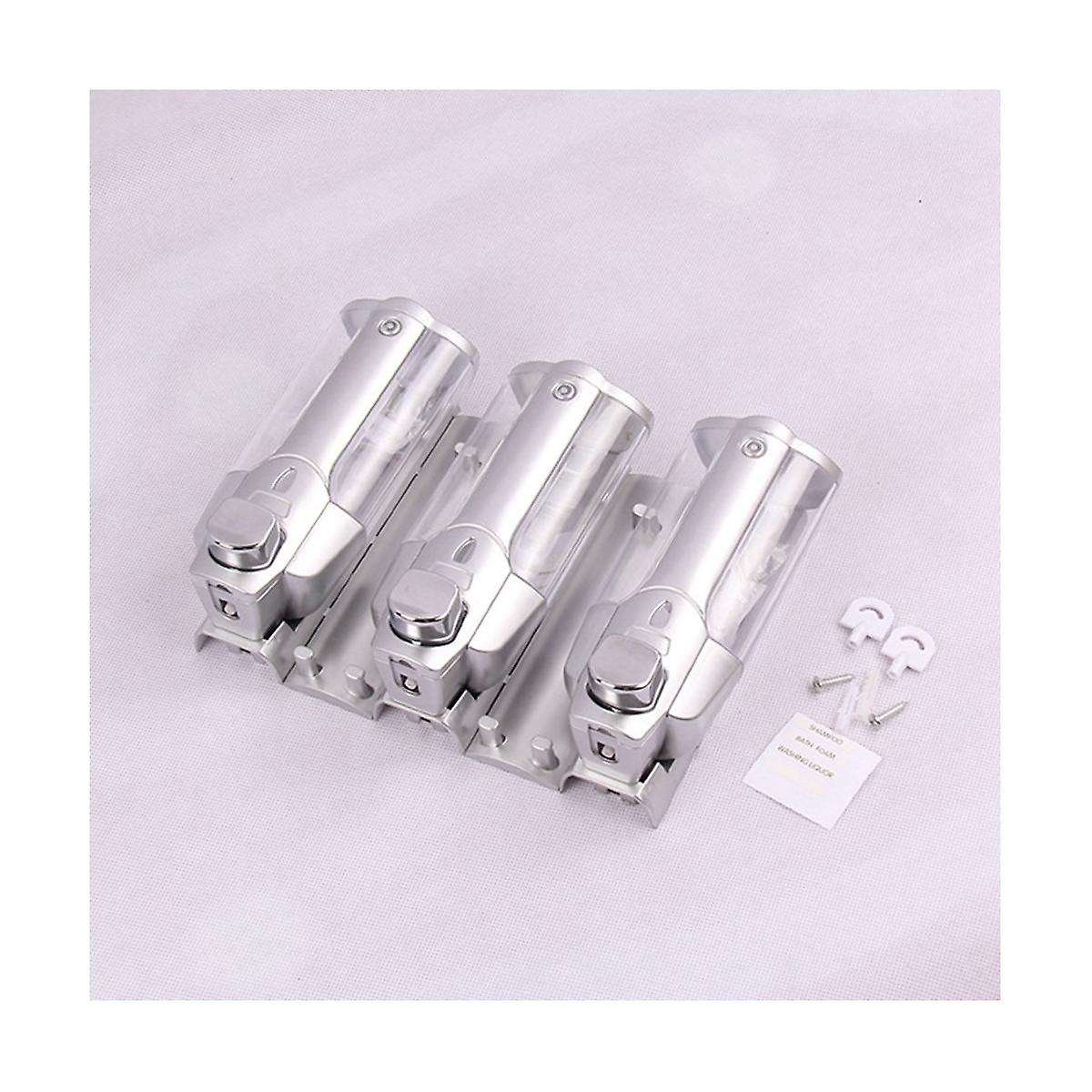 Classic Wall-mounted Soap Dispenser Manual Soap Dispenser Three-head Soap Dispenser Hotel Hotel Hou