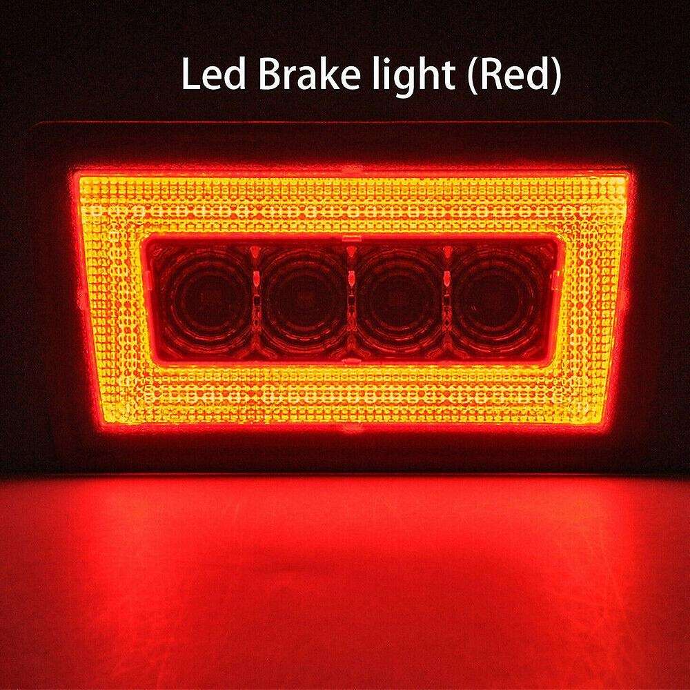 Clear LED Taillight Rear Fog Lamp Light, Rear Bumper Brake Reverse Light for / XV Crosstrek