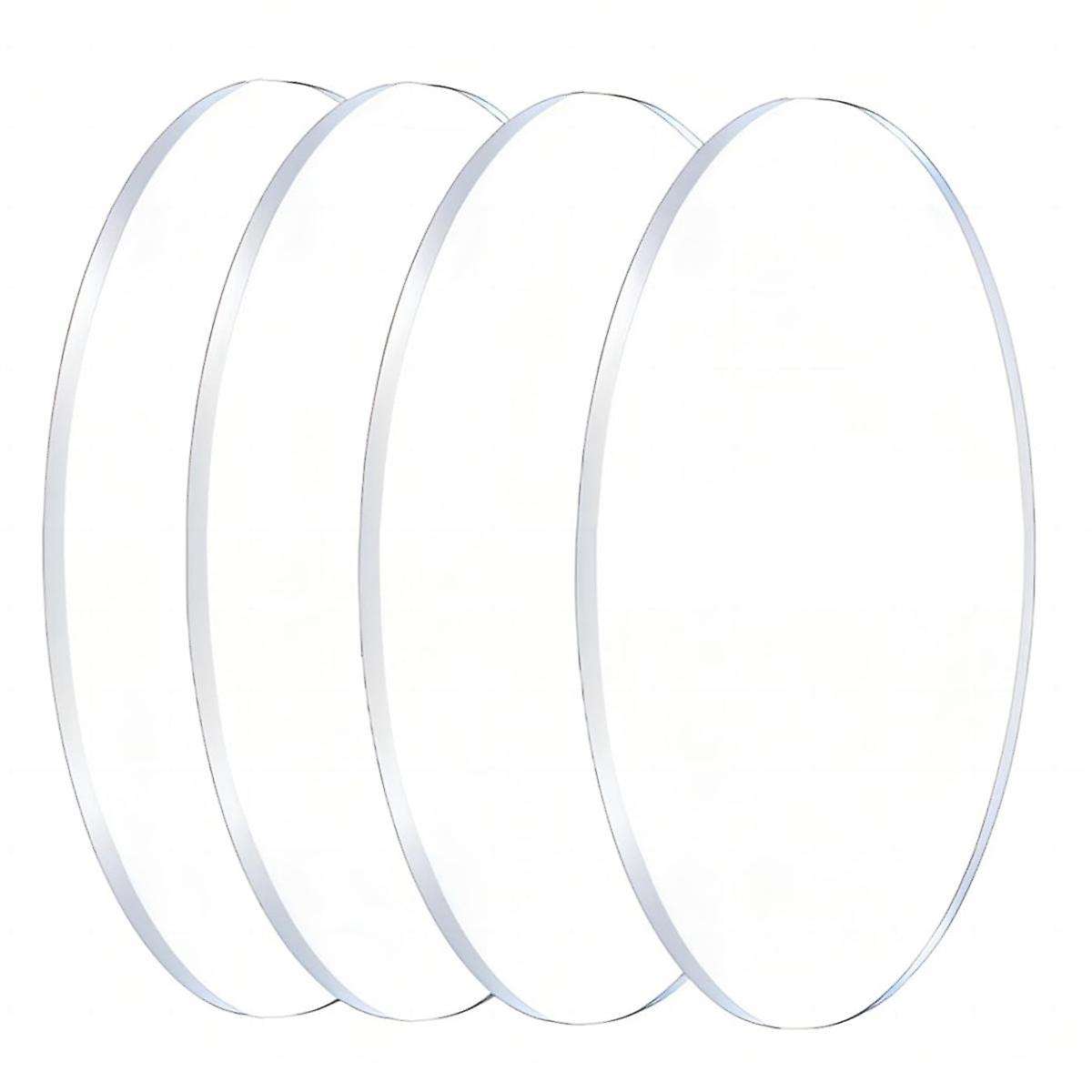 Clear Round Acrylic Sheets 8 Inch Diameter 1/8inch Thick Plexiglass Circles for Signs, Printing, Cak