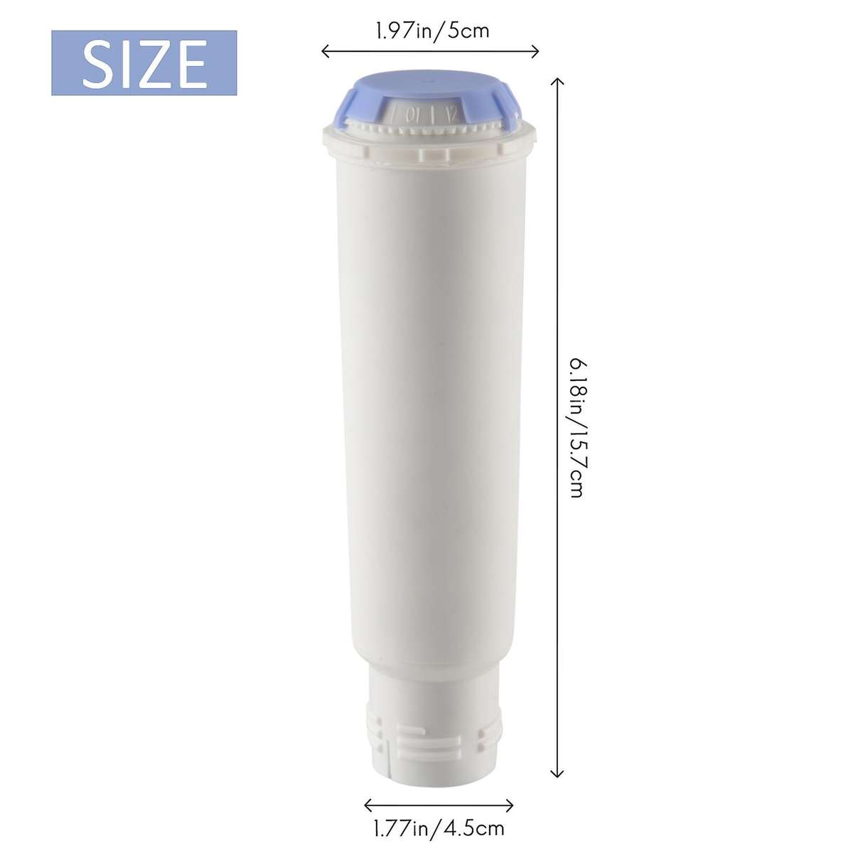 Coffee Machine Water Filter Cartridges for F088 F088 01/ TCZ60003 / Coffee Filter (Pack of 4)