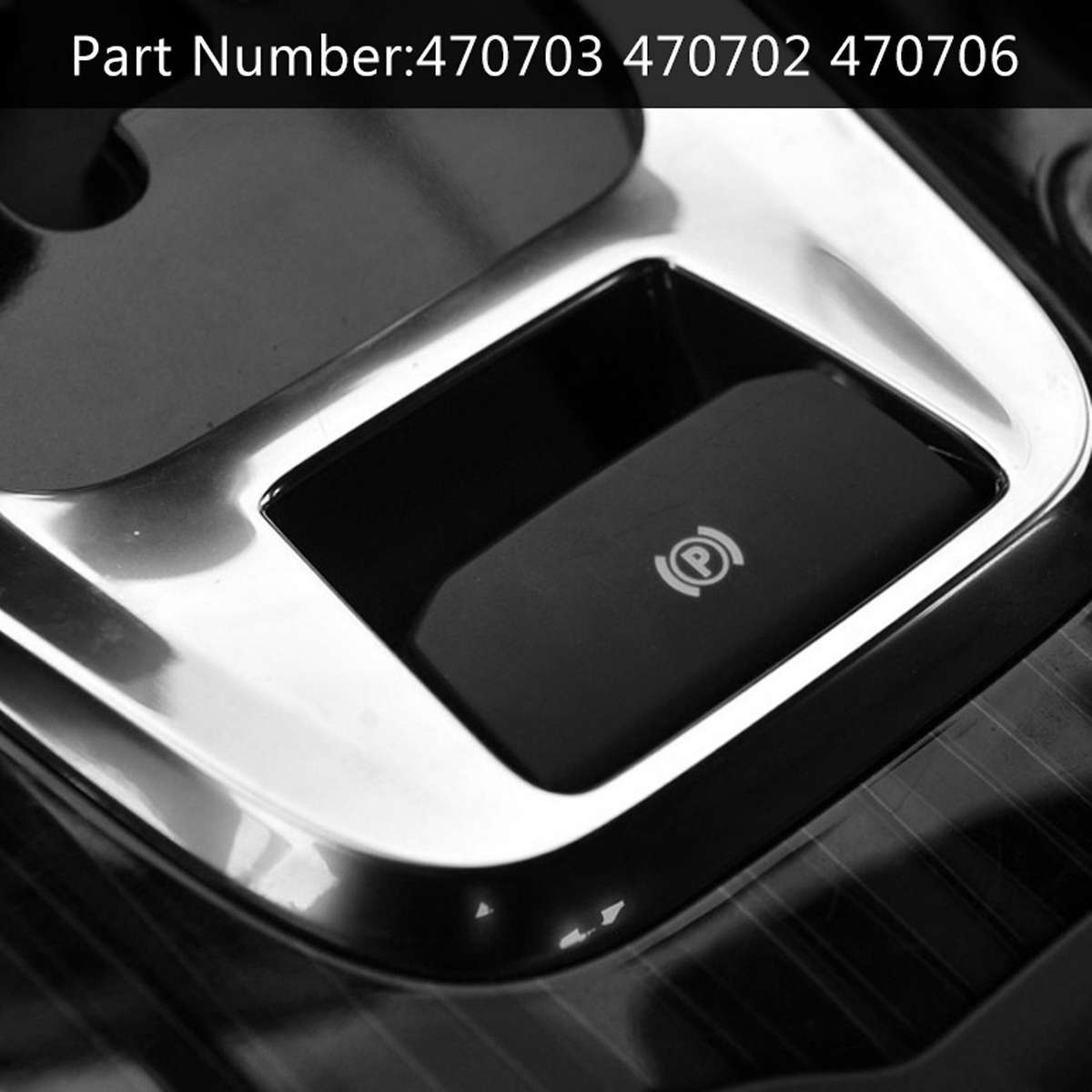 Compatible Peugeot Citroen Parking Brake Electronic 470702 Matte Black