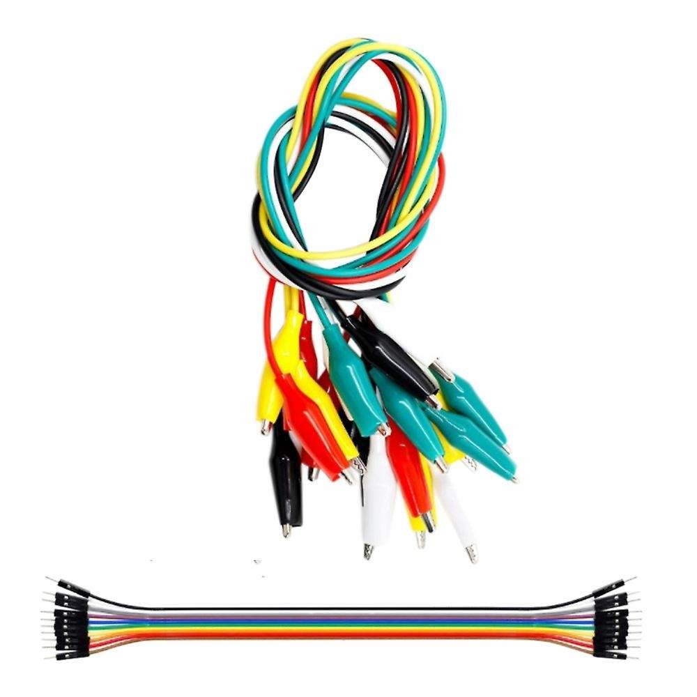 Complete Set Deluxe Kit with Usb Cable Dupond Alligator Clips For