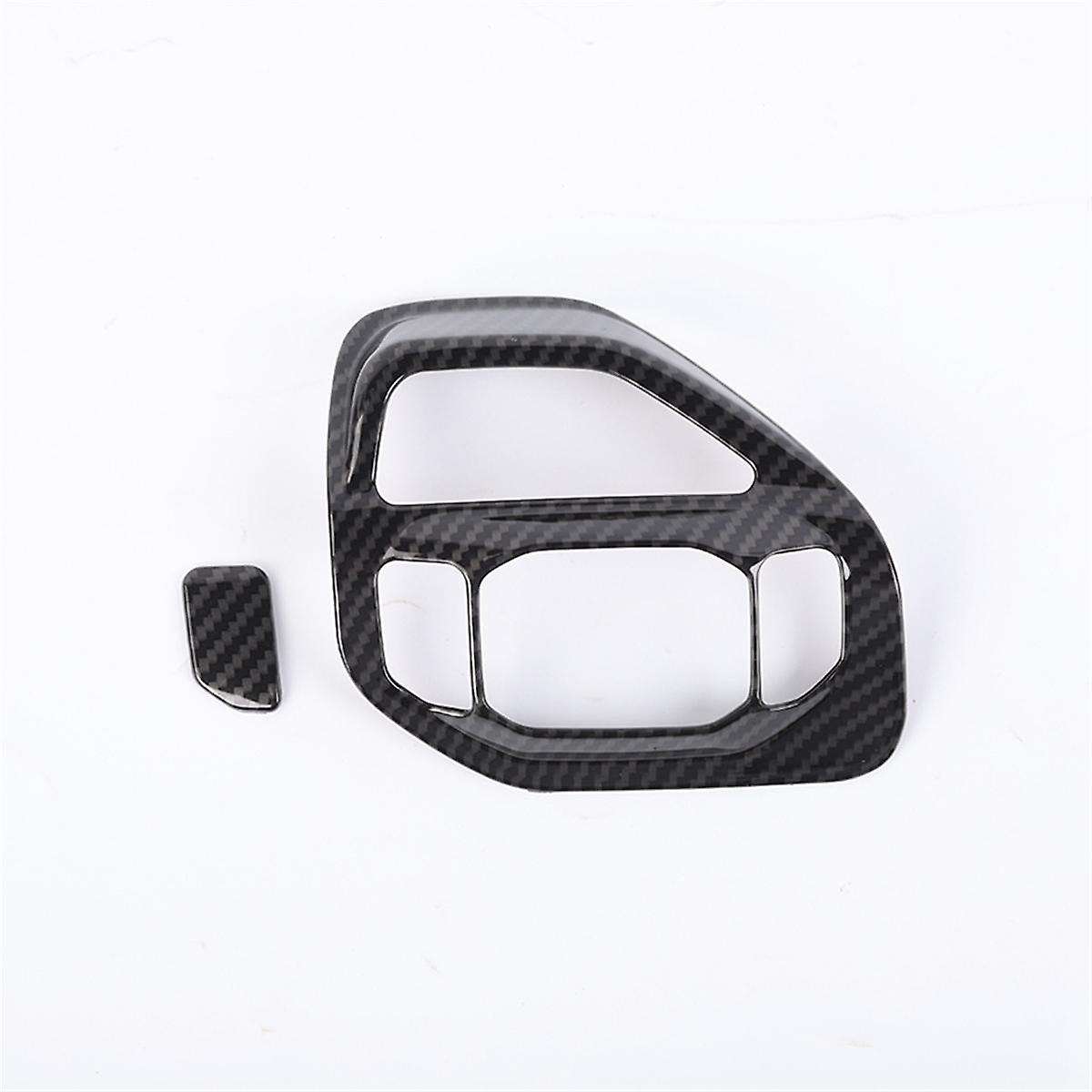 Console 4WD Drive Mode Switch Cover Trim for Ram 1500 2019-2024 Interior Accessories ABS Carbon Fibe