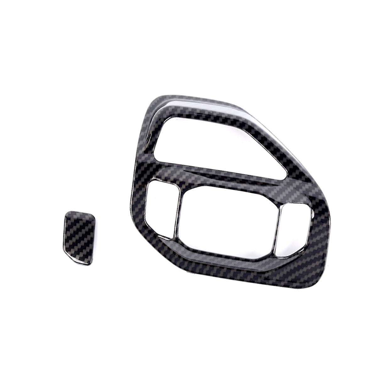 Console 4WD Drive Mode Switch Cover Trim for Ram 1500 2019-2024 Interior Accessories ABS Carbon Fibe