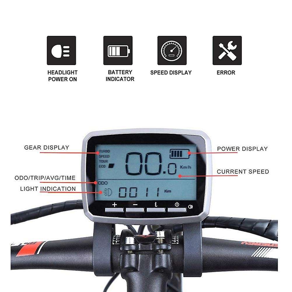 VLCD5 Display for Tongsheng TSDZ2 Electric Bicycle Central Mid Motor Control Panel Display Electric