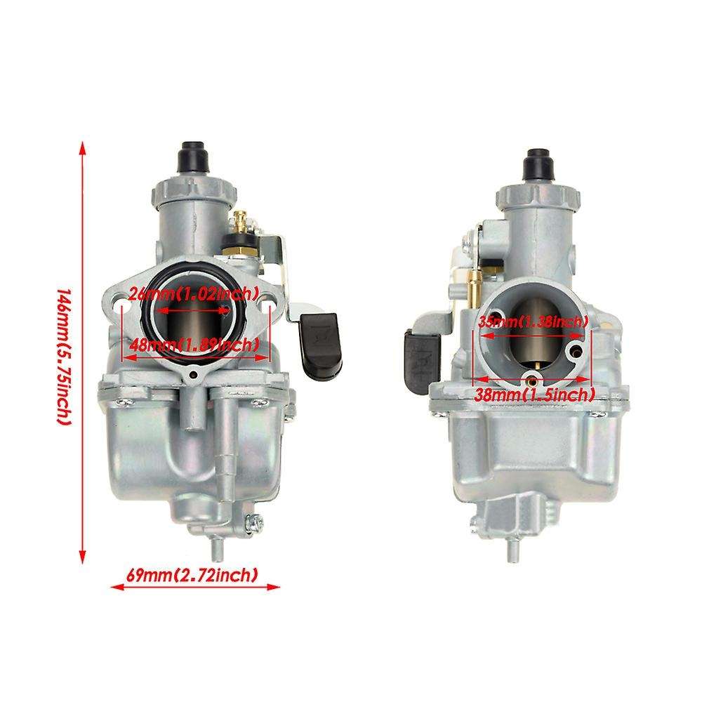 VM22 26mm Carburetor Filter Intake Pipe Kit for Mikuni 110Cc 125Cc 140Cc Pit Dirt Bike Pitpro ATV