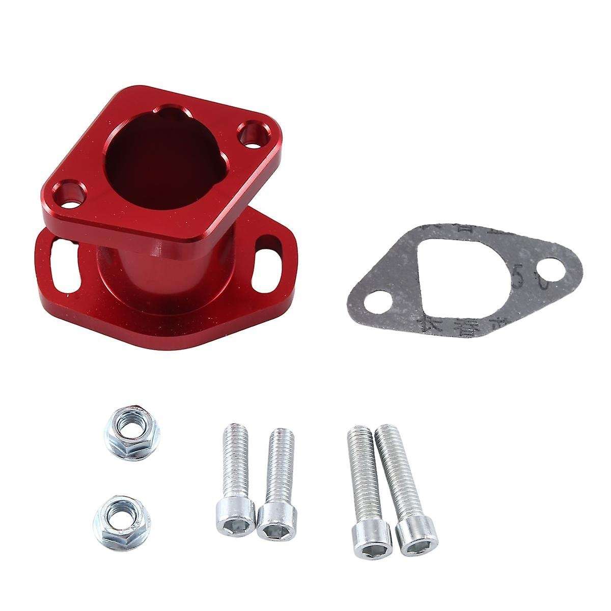 VM22 Red Carburetor Connector Port Intake Manifold Carburetor Adapter Auto Supplies