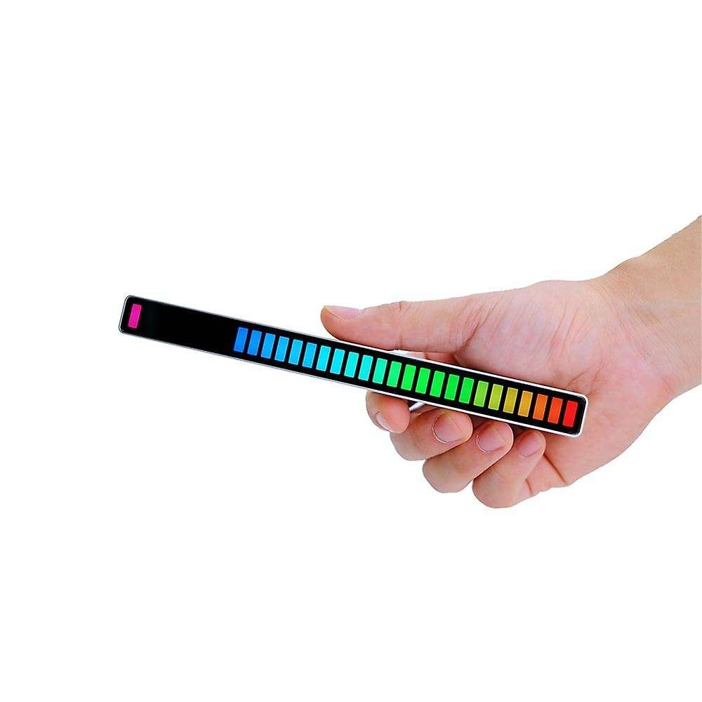Voice Control Pickup Rhythm Lamp Car Atmosphere Desktop Rgb Spectrum LED Music Sensor Lamp