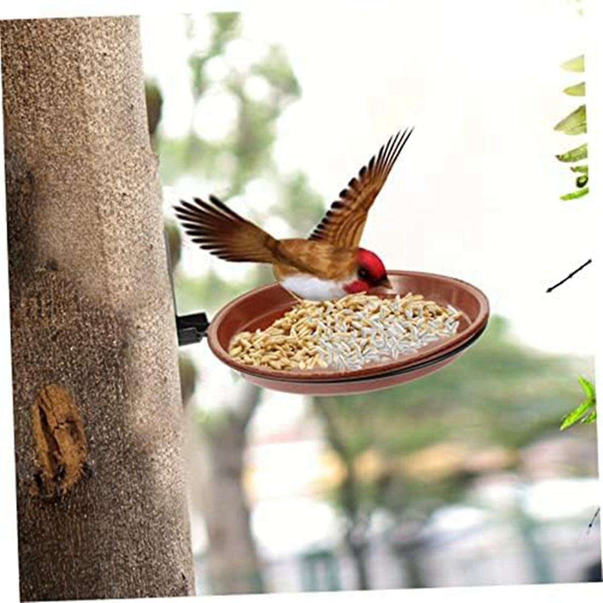 Wall Mounted Bird Feeder Farm Bird Feeder Hanging Bird Bath Bird Container Bird Bath Deck Bowl Platf
