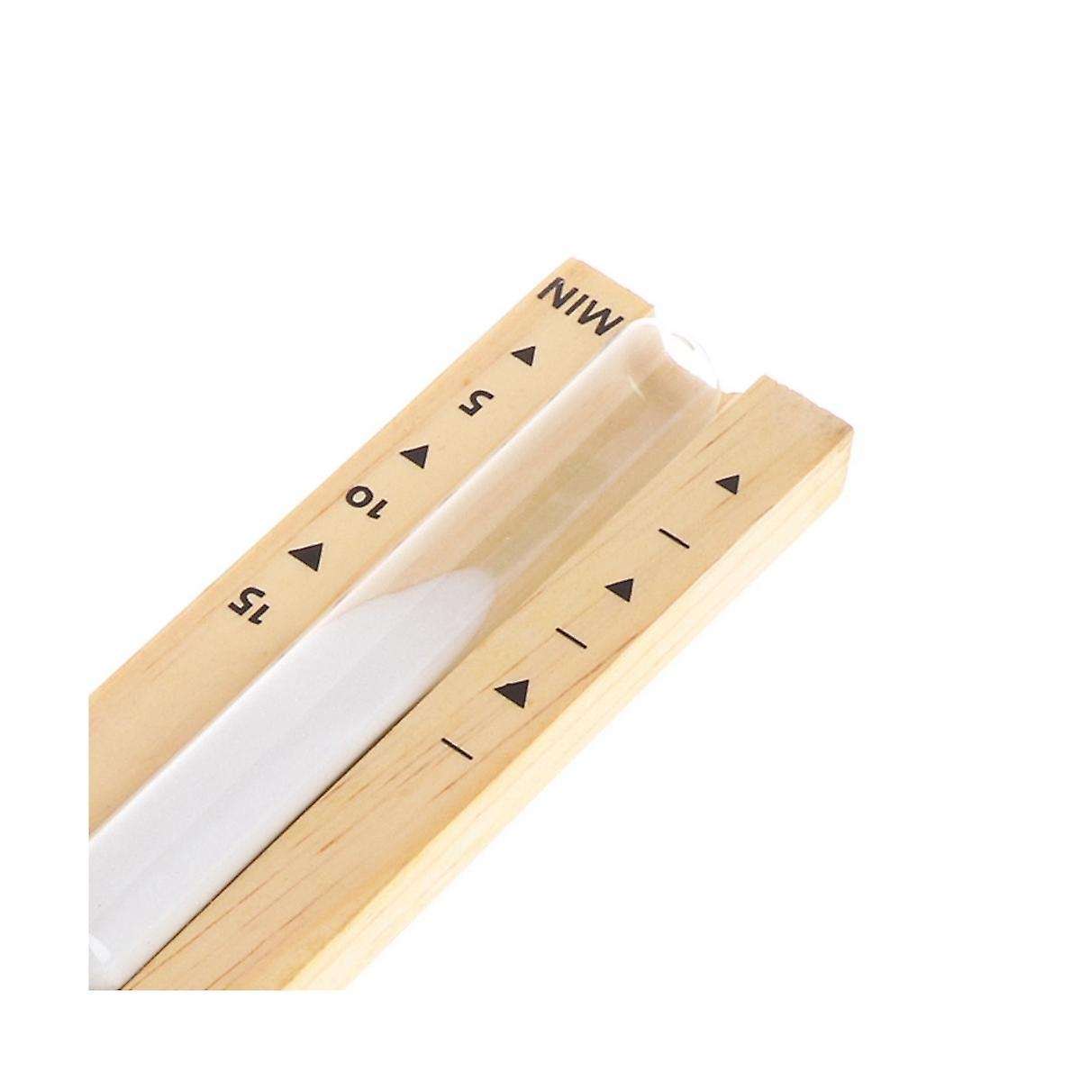 Wall-mounted Hourglass Wooden Hourglass White Sand Timer 15 Minutes