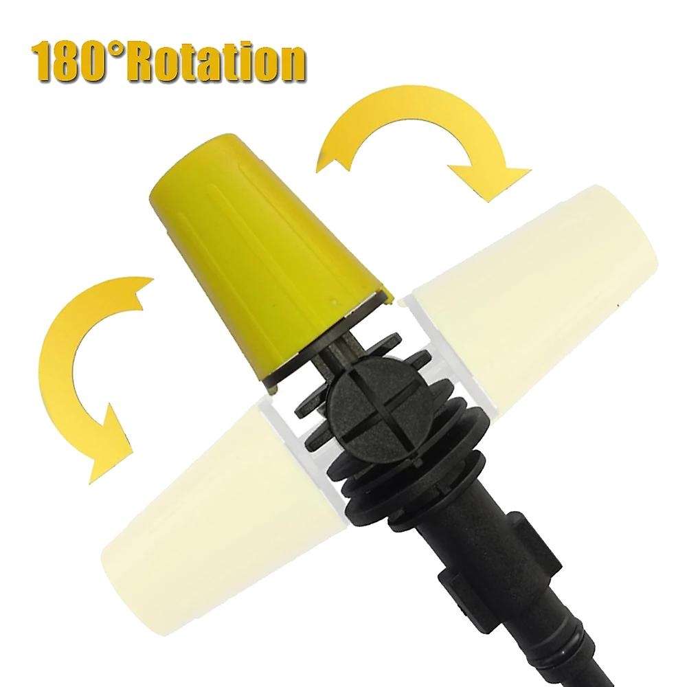Wash- Nozzle 360 Degree Gimbaled Rotating Nozzle Pressure Washer Spray Nozzle For
