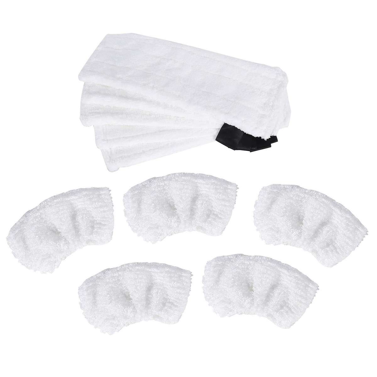 Washable Microfibre Cloth (5 for Floor Nozzles + 5 for Hand Nozzles) for EasyFix SC2,SC3,SC4,SC5 St