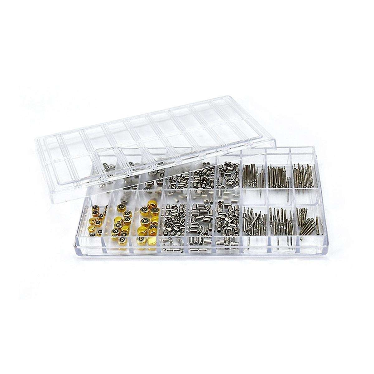 Watch Crown Parts Replacement Assorted Dome Flat Head,Handle Tubes, Handle Bushings Watch Accessorie