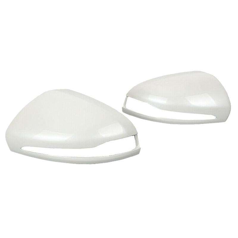 White Rearview Mirror Cover Cap Side Wing Mirror Cover Replace for C E S GLC Class W205 W213 W222 X2