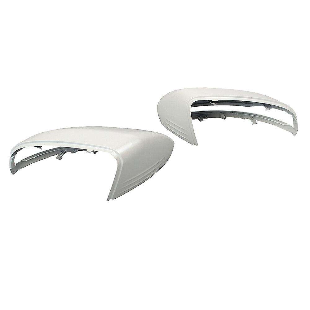 White Rearview Mirror Cover Cap Side Wing Mirror Cover Replace for C E S GLC Class W205 W213 W222 X2