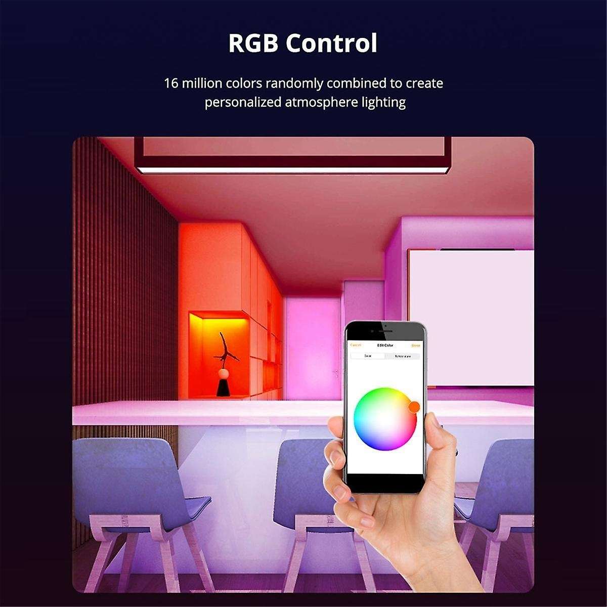 WIFI Matter Smart Bulb 9W RGB E27 LED Lamp APP Control DIY Smart Home Bulb Voice Control for Google