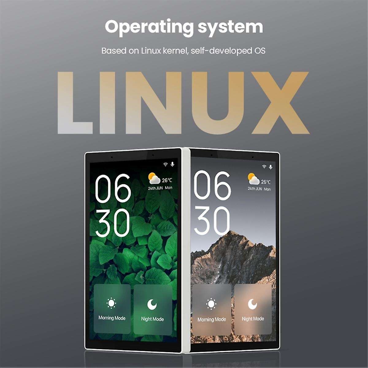 WiFi Smart 5-Inch Touch Screen,Built-in ZigBee Gateway Hub and Alexa and 2gang Switch,Tuya Scene Con