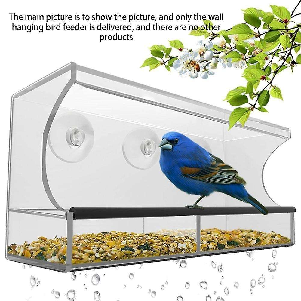 Window Bird Feeder, Wild Bird Feeder, Transparent Window Bird Feeder, Exquisite Bird Watching Gift