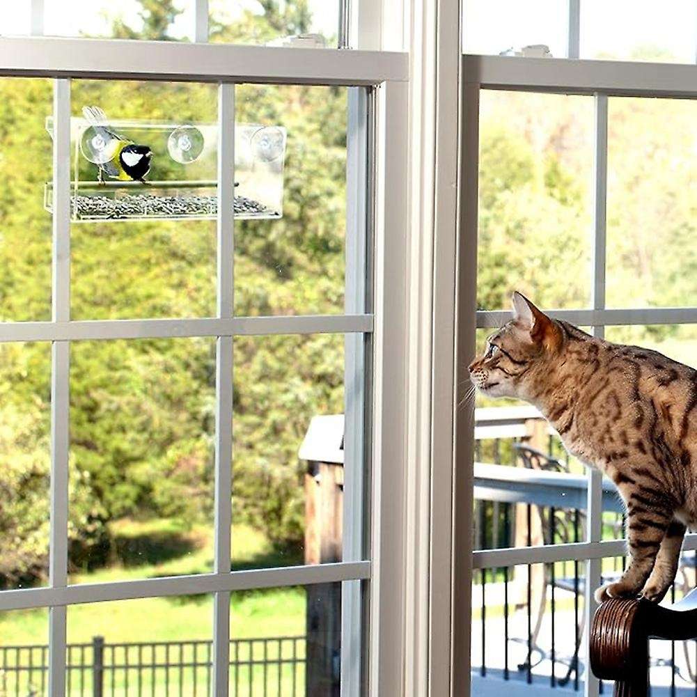 Window Bird Feeder, Wild Bird Feeder, Transparent Window Bird Feeder, Exquisite Bird Watching Gift
