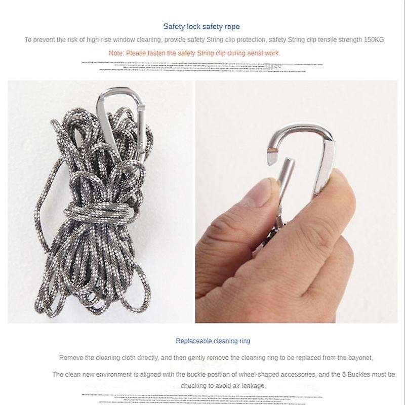 Window Cleaner Robot Smart Water Anti-Fall Magnetic Glass Home Smart Cleaning Machine EU Plug