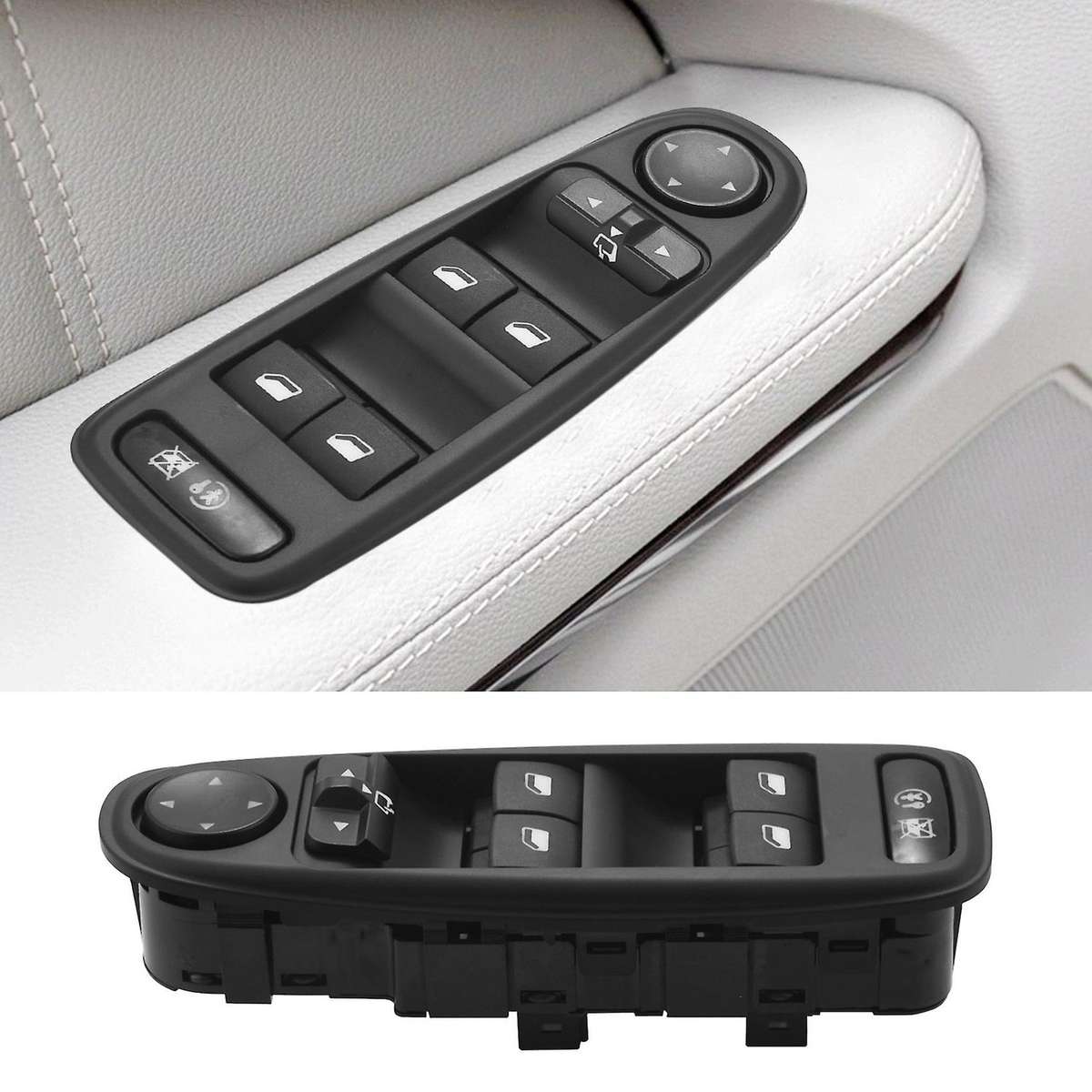 Window Switch Compatible Citroen C4 4 Picasso 2008-2013 Compatible Peugeot