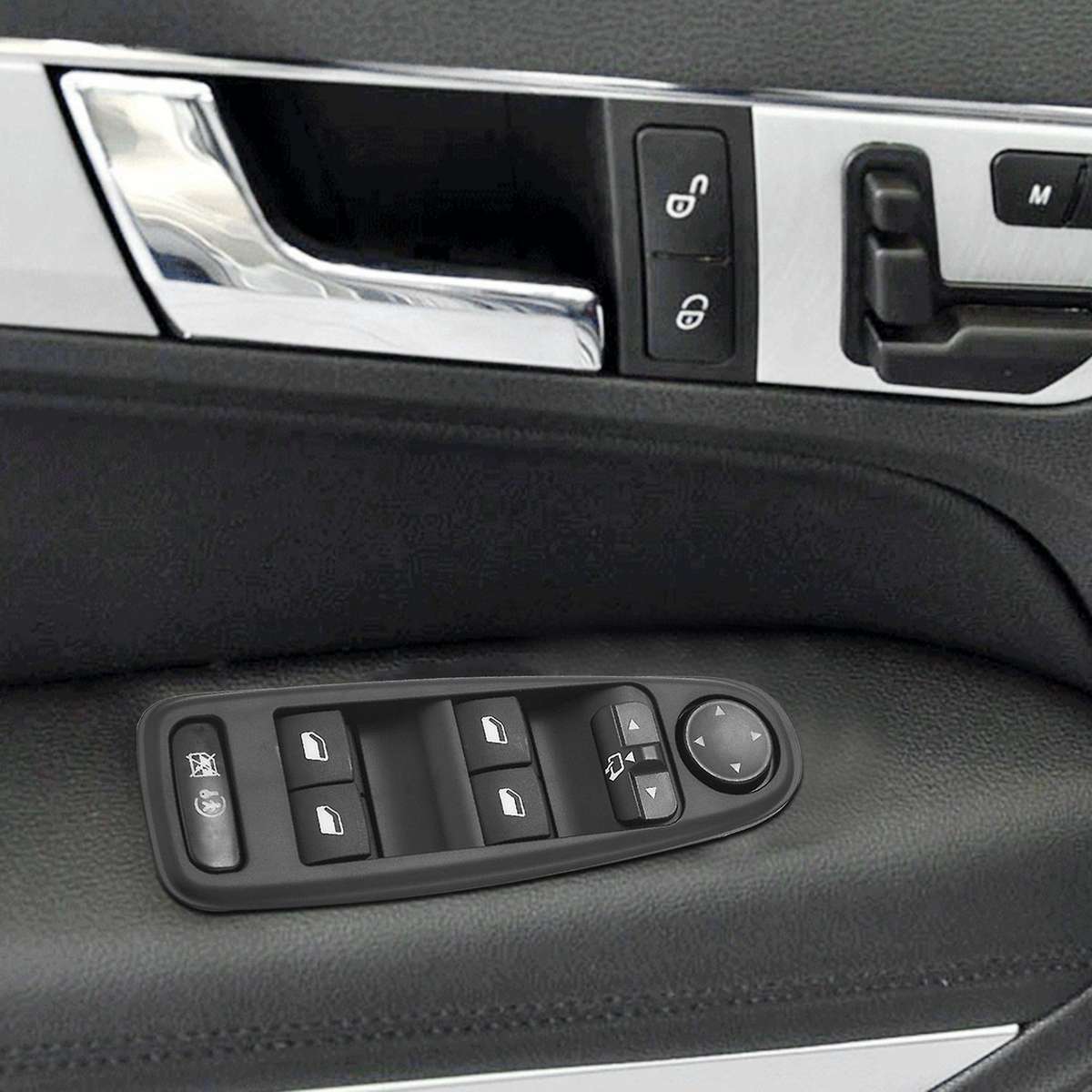 Window Switch Compatible Citroen C4 4 Picasso 2008-2013 Compatible Peugeot