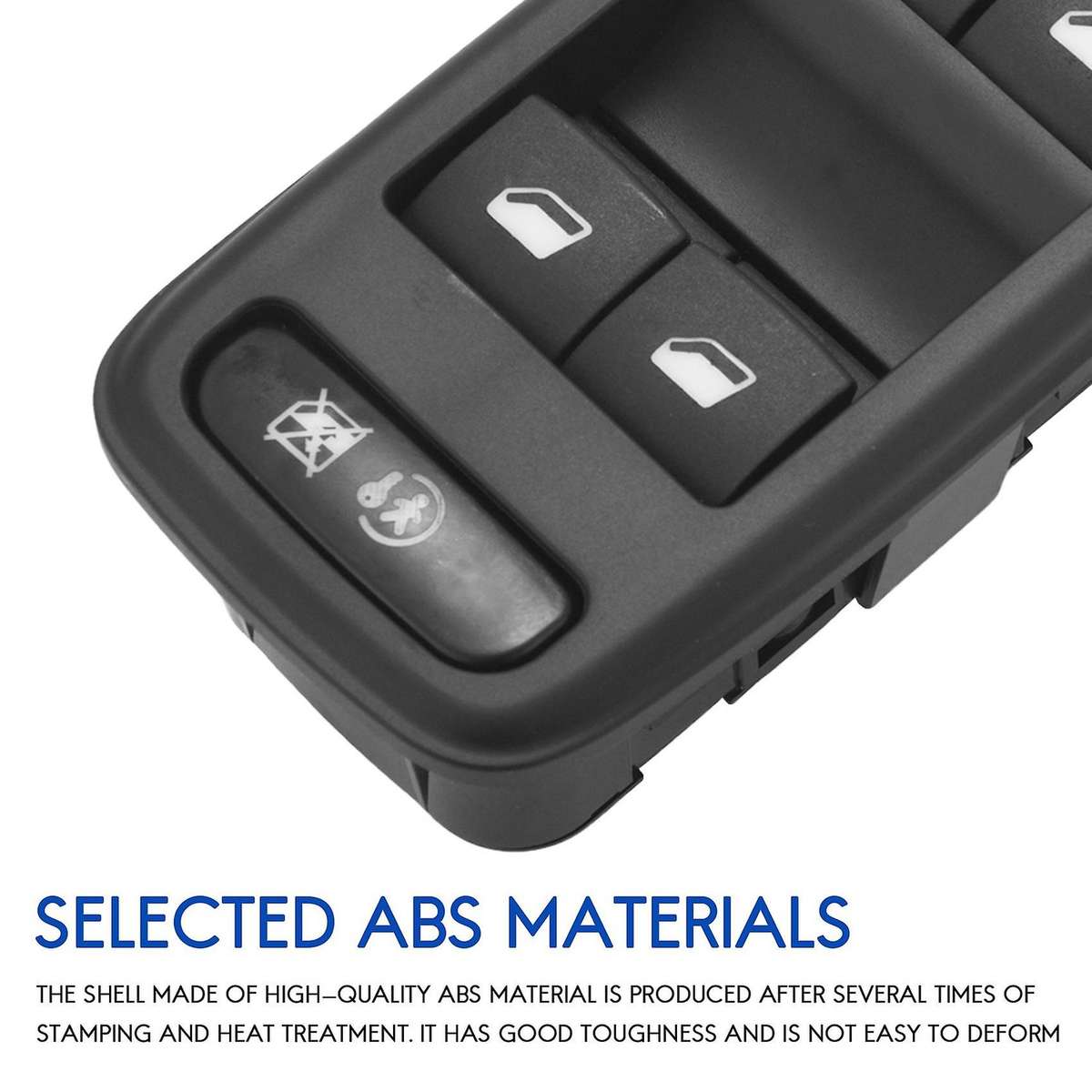 Window Switch Compatible Citroen C4 4 Picasso 2008-2013 Compatible Peugeot