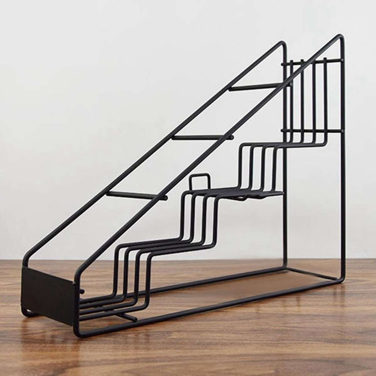 Wire Display Rack Monin Syrup Rack Coffee Storage Rack Multifunction Milk Tea Cup Rack Display