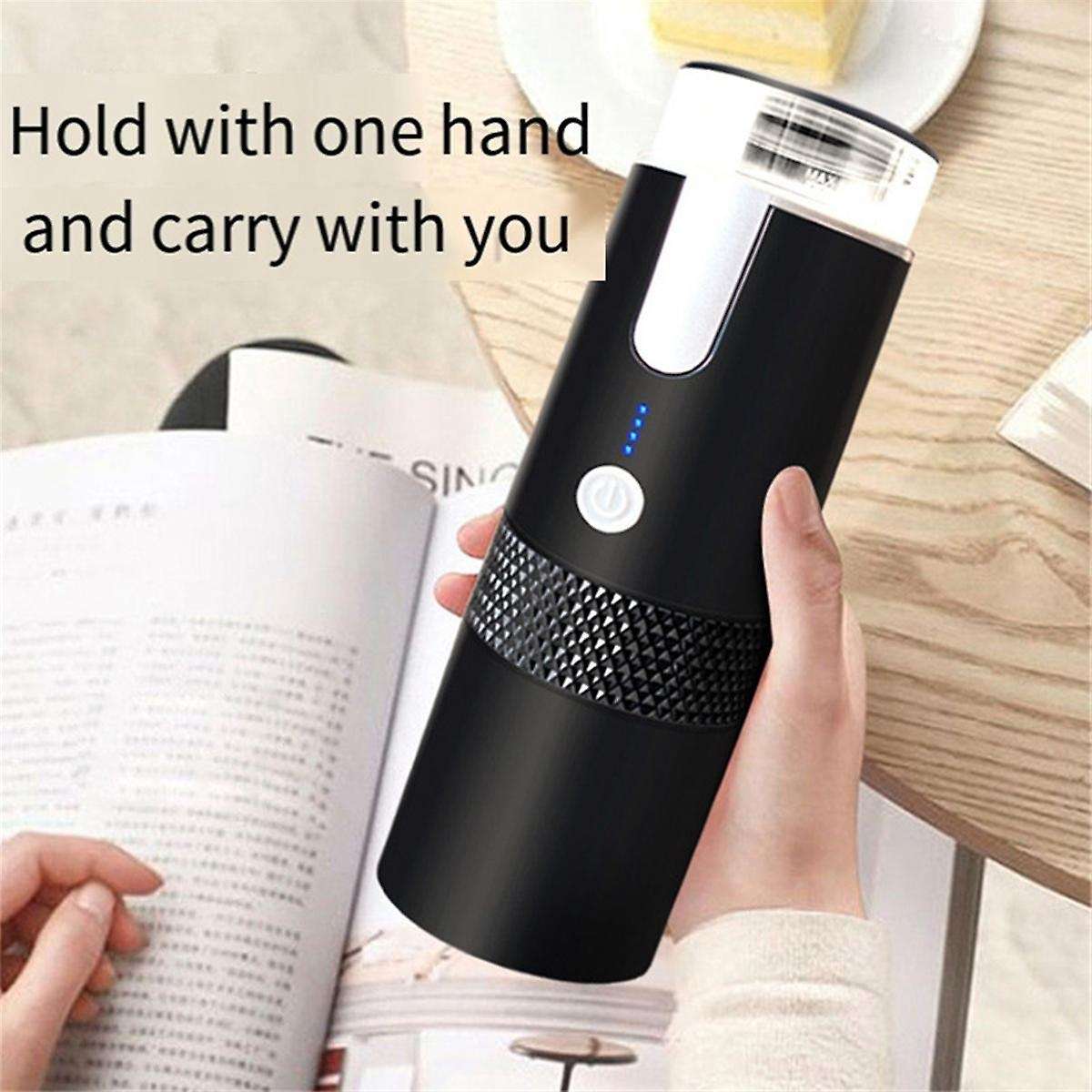 Wireless Electric Coffee Machine 1200mah Usb Rechargeable Outdoor Travel Car Home Portable Fully Aut