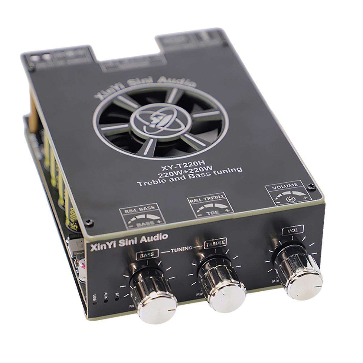 XY-T220H Bluetooth Audio Amplifier Module 220w X 2 High and Low Frequency Adjustment Dual Channel St