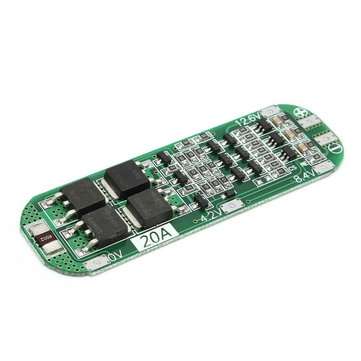 3pcs 3S 20A Li-ion Lithium Battery 18650 Charger PCB BMS Protection Board 12.6V Cell