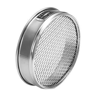 4-100 Mesh 4.75-0.15mm Aperture Lab Standard Test Sieve Stainless Steel Dia20cm (TYPE: A)