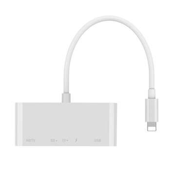 5 in 1 Lightnning to HDMI USB Converter 1080P HDTV Adapter SD TF Card Reader for iPhone iPads