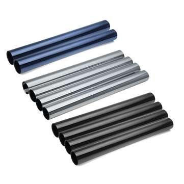 50cm x 2M / 3M / 5M / 6M One Way Mirror Window Tint Window Film Pri... (LENGTH: 5M | COLOR3: SILVER)