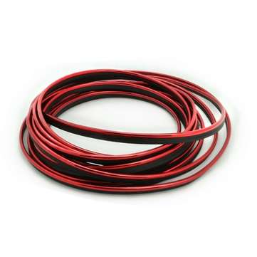 5m Car Interior Moulding Trim Strip Insert Type Flexible Decoration Dashboard Door ... (COLOR.: RED)
