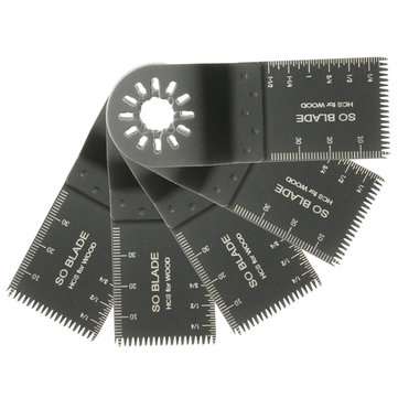 5Pcs 35mm Carbon Steel Long Teeth Saw Blade Oscillating Multitool For Fein Multimaster Bosch Makita