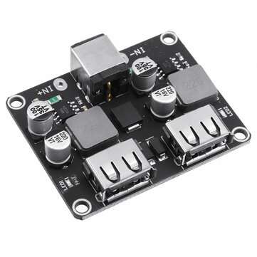 5pcs USB 2CH QC3.0 QC2.0 DC-DC Buck Converter Charging Step Down Module 6-32V 9V 12V 24V to Fast Qui