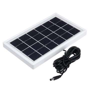 5W 6V Solar Panel With DC 3M Cable Multi-used Solar Power Panel For Street Lighting Monitoring Light