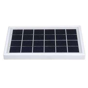 5W 6V Solar Panel With DC 3M Cable Multi-used Solar Power Panel For Street Lighting Monitoring Light