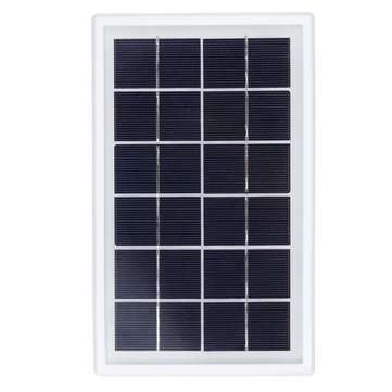 5W 6V Solar Panel With DC 3M Cable Multi-used Solar Power Panel For Street Lighting Monitoring Light