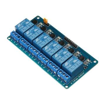 6 Channel 24V Relay Module Low Level Trigger With Optocoupler Isolation BESTEP for Arduino - product